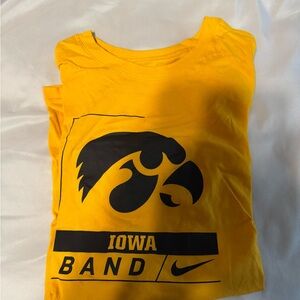 Nike Iowa Band Yellow T-Shirt